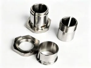 316 stainless steel CNC machined component with corrosion resistance