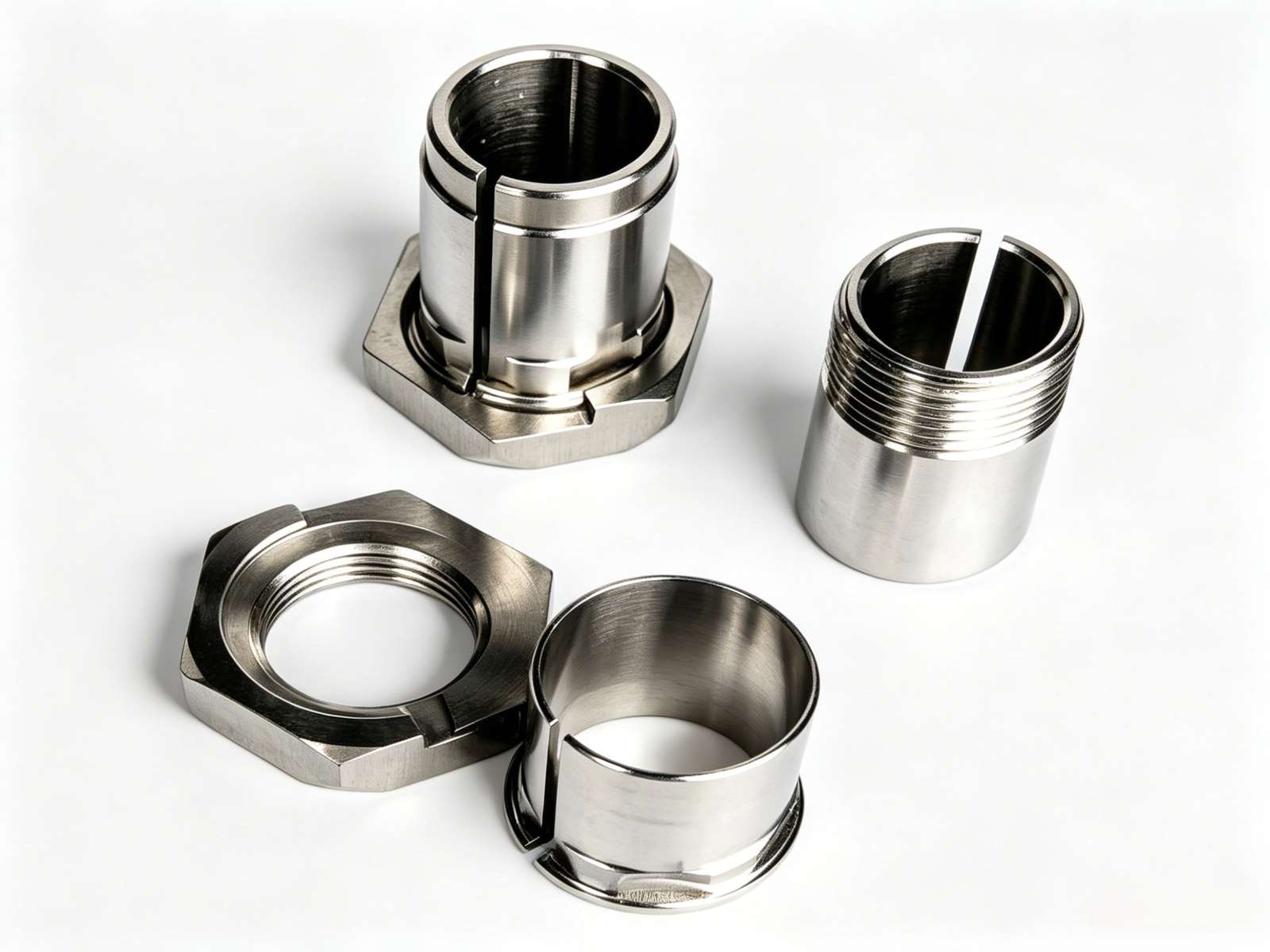 316 stainless steel CNC machined component with corrosion resistance
