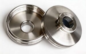 Nickel silver CNC machined component with fine surface finish