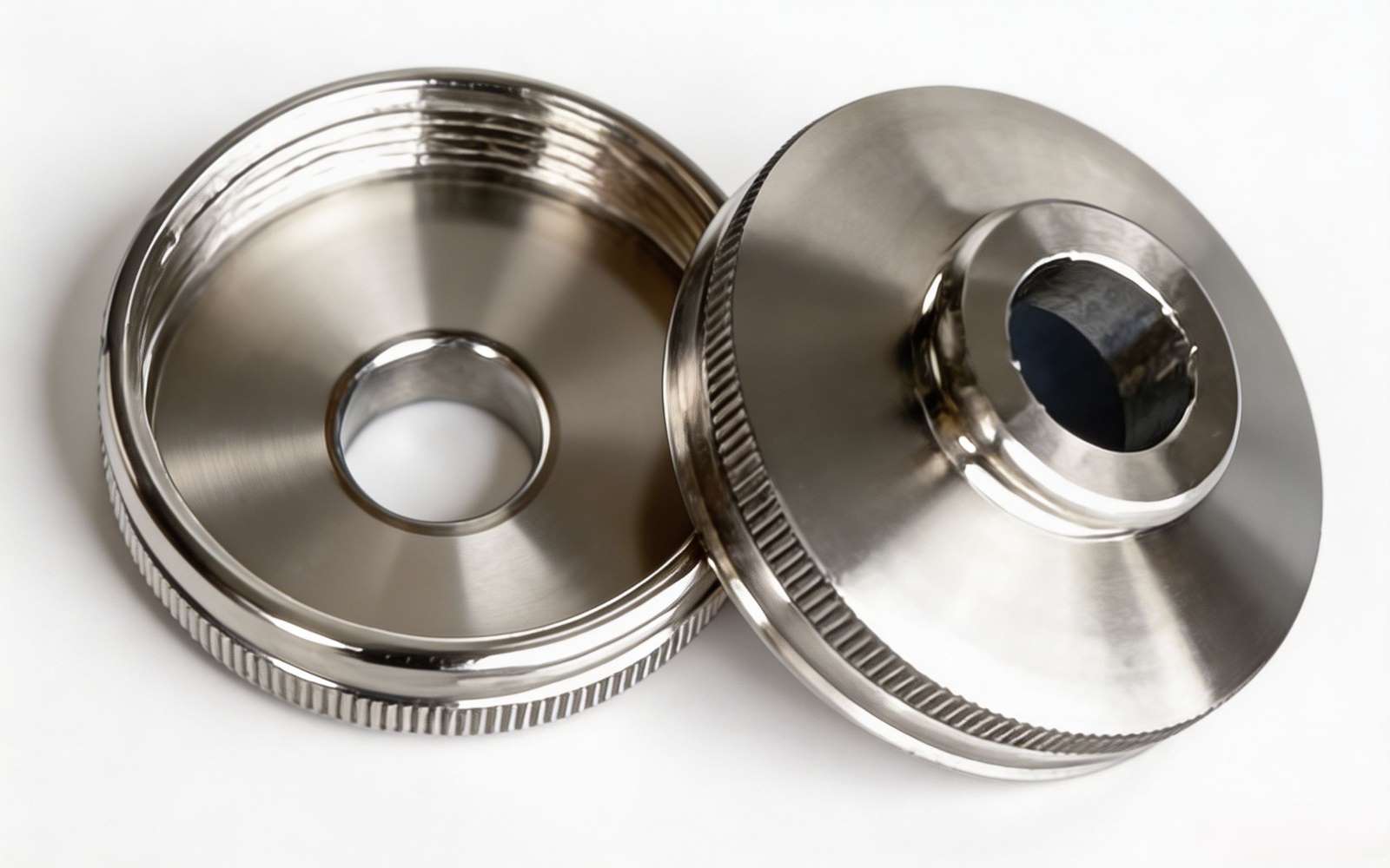 Nickel silver CNC machined component with fine surface finish