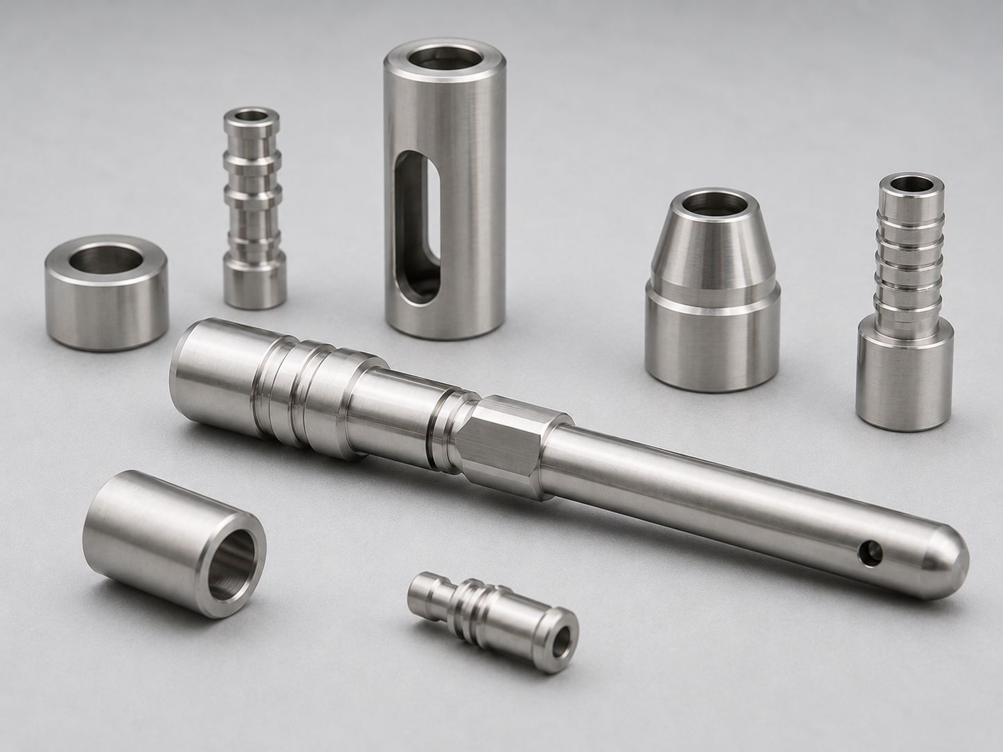 <h3>Medical-Grade Components</h3> <p> Custom medical pins, connectors, and precision components produced through advanced CNC turning and micro-machining processes for critical applications. </p> <h3>Medical-Grade Components</h3> <p> Custom medical pins, connectors, and precision components produced through advanced CNC turning and micro-machining processes for critical applications. </p>
