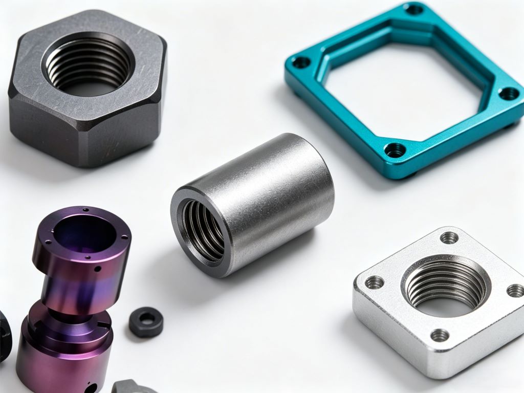 Precision CNC machined components with surface finishing and mechanical assembly services